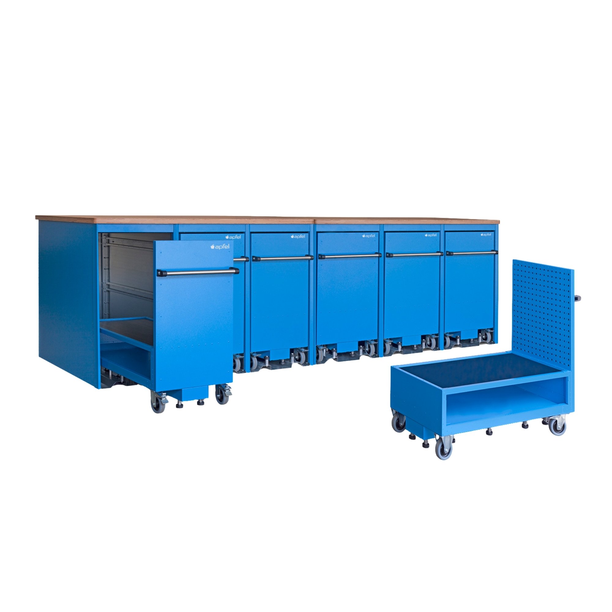 Bahnhof für niedrige Transportwagen