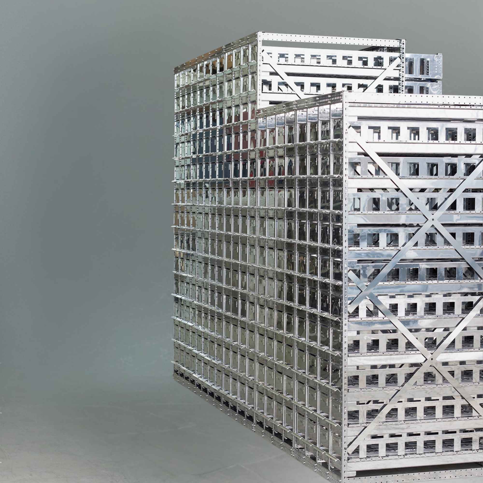 Schubladenregale aus Edelstahl für Pharmaindustrie