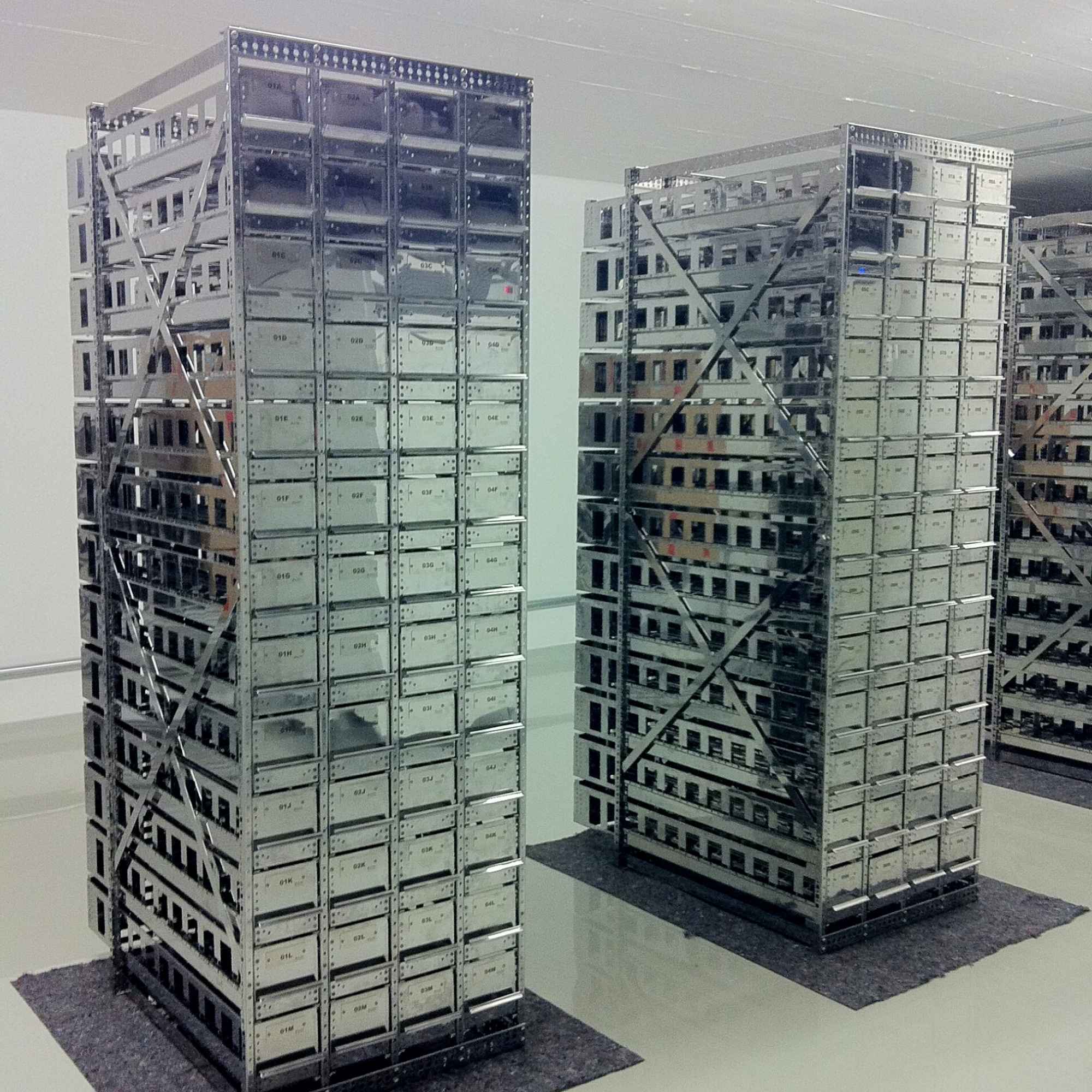 Schubladenregale für Pharmaindustrie bis -80 Grad